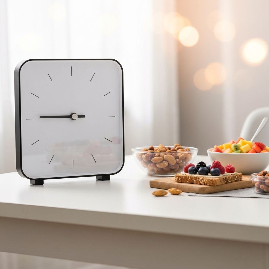 Eating schedule awareness